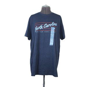 State of Mine men's North Carolina graphic‎ print crew neck short sleeve t-shirt